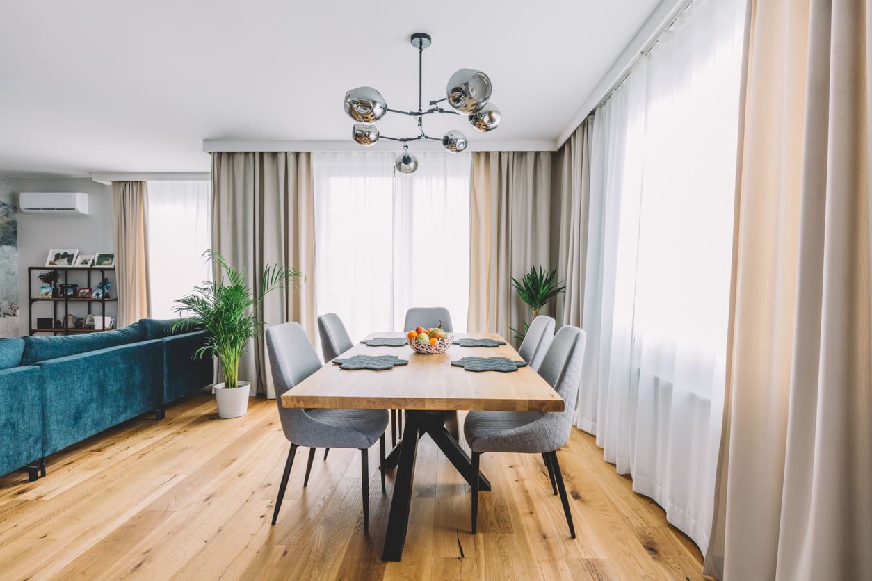 modern dining room